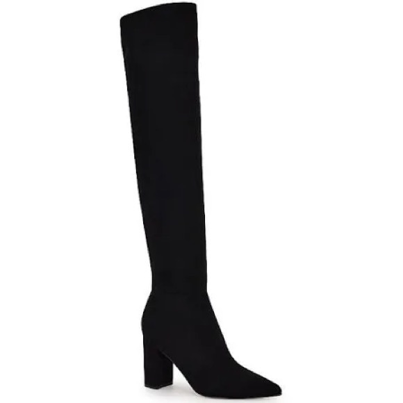 Nine West Shoes - Thigh High Black Boots Size 9 - Nine West